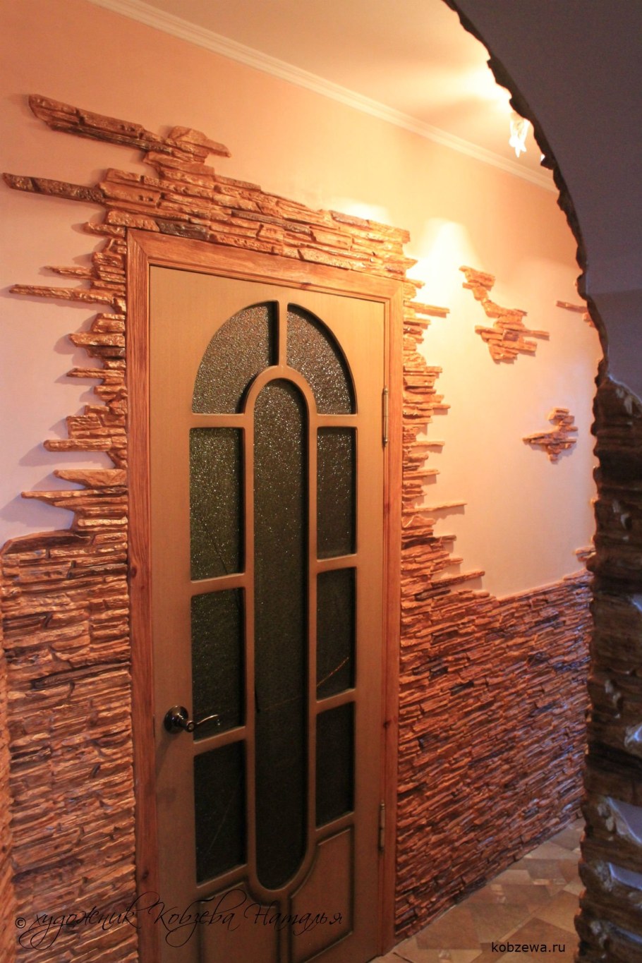 Отделка декоративным камнем