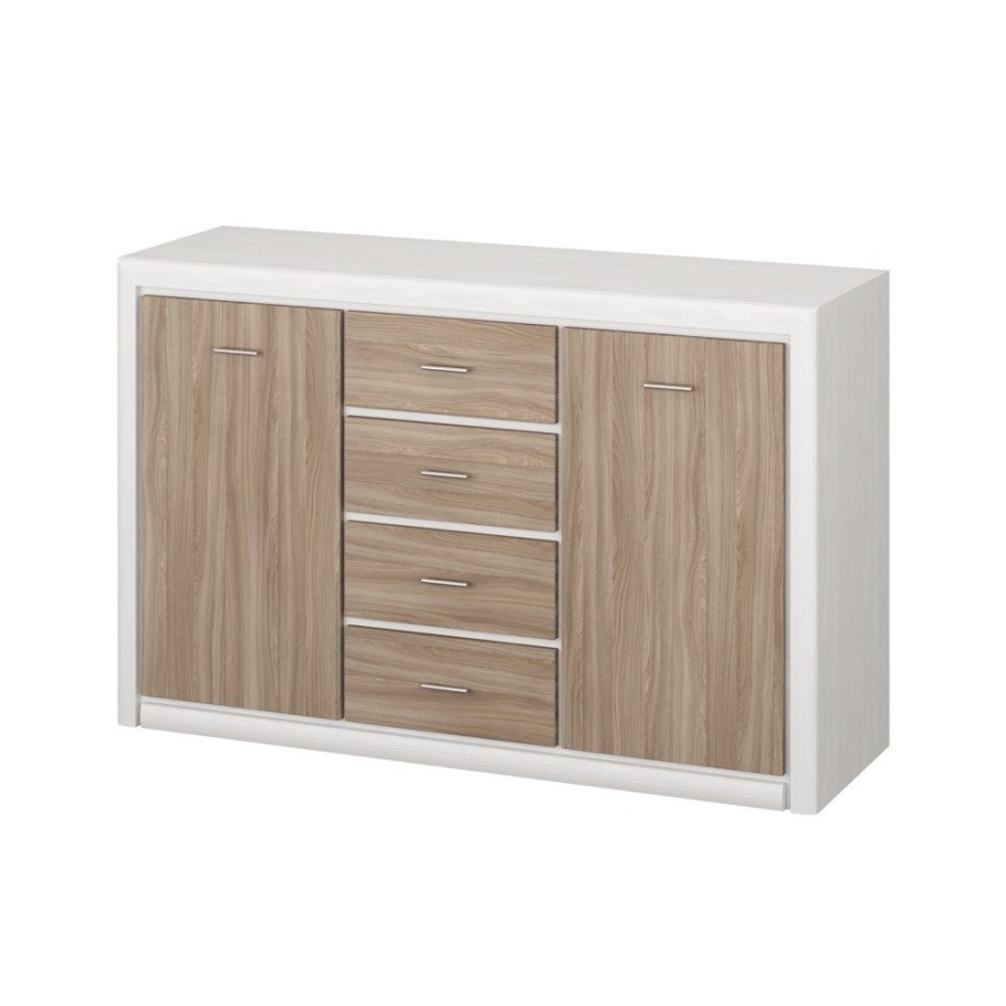 Комод Кельн 4ш ясень шимо темный