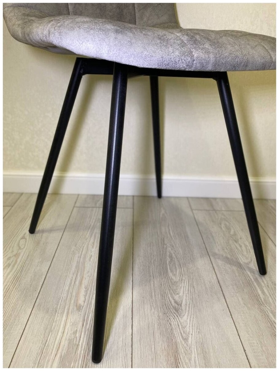 Стул кухонный серый Фред