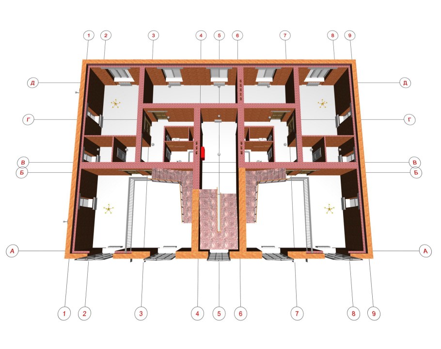 Проекты квартирных домов 3 этажа