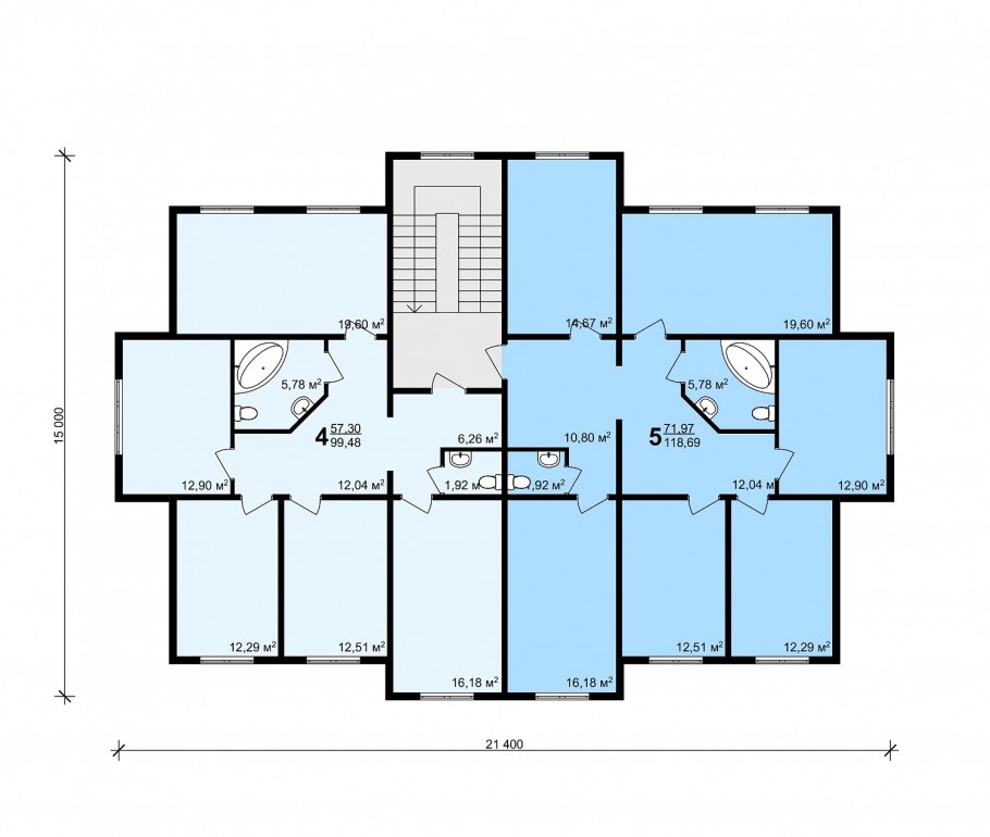 Планировка многоэтажного дома
