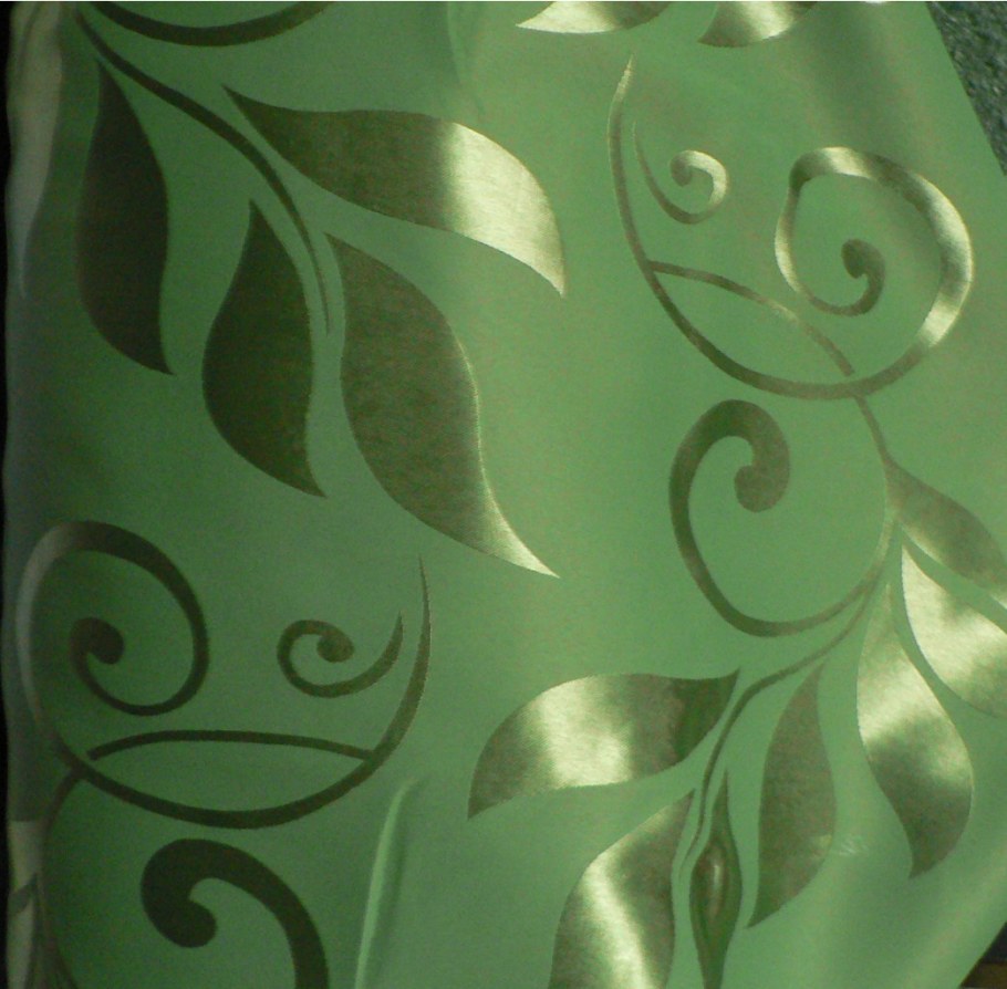 Блэкаут жаккард листочки