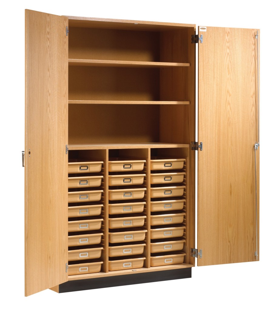 Шкаф Cabinet Wood line s. all shelve