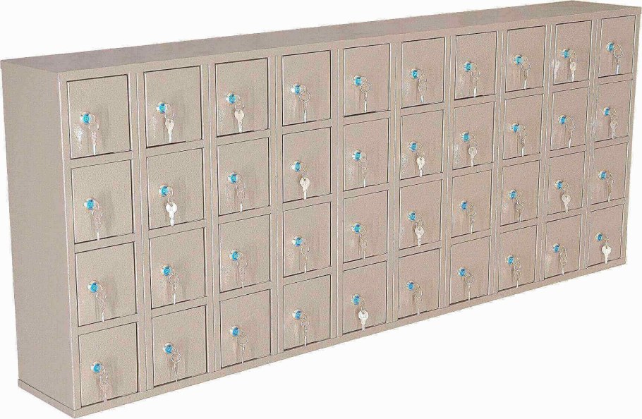 Шкаф для мобильных телефонов ШСТ-17 (20*20*185), серый