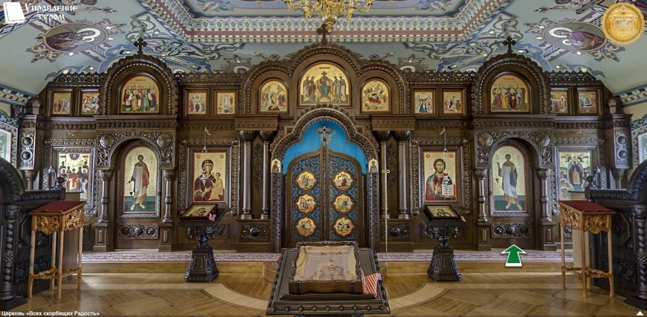 Тверь Церковь иконы Божией матери всех скорбящих радость иконостас