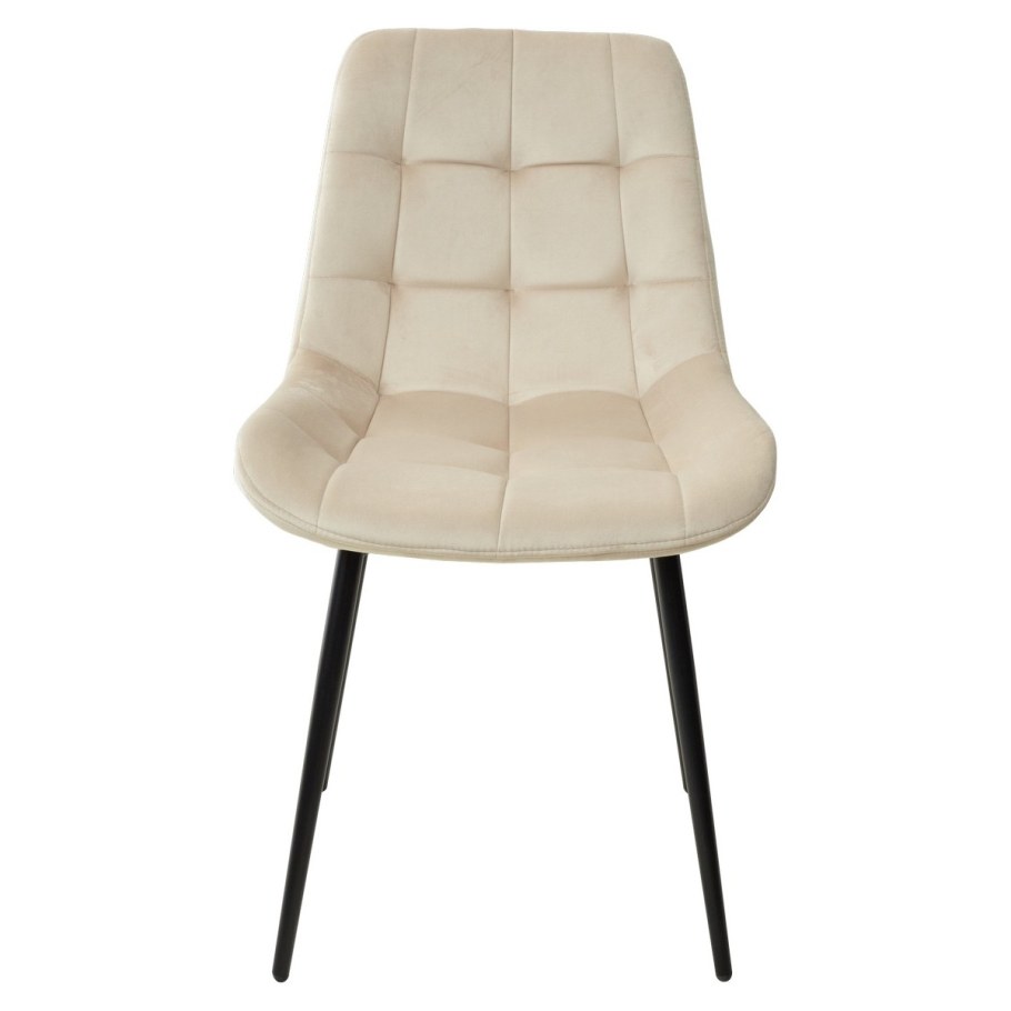 МСТ стул Гемма av 433 бежевый #h06 каркас черный/ -"Мсити" Китай