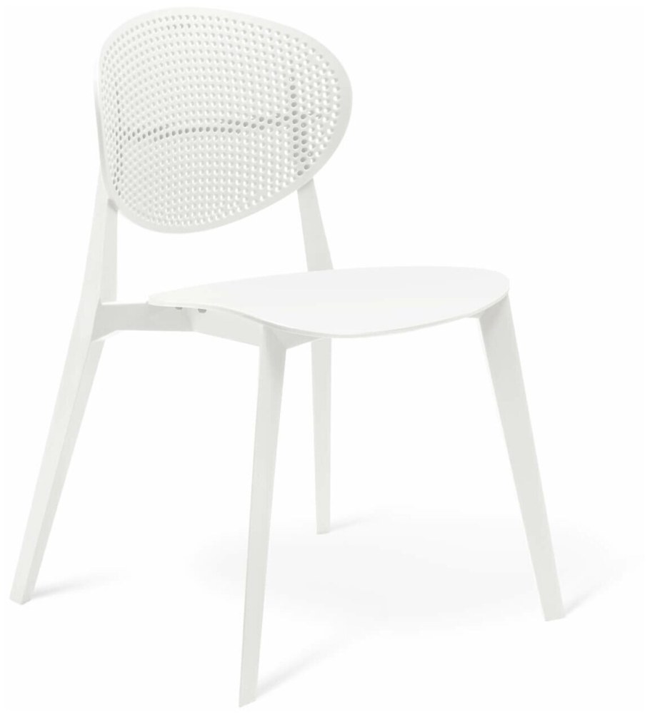 Стул пластиковый белый