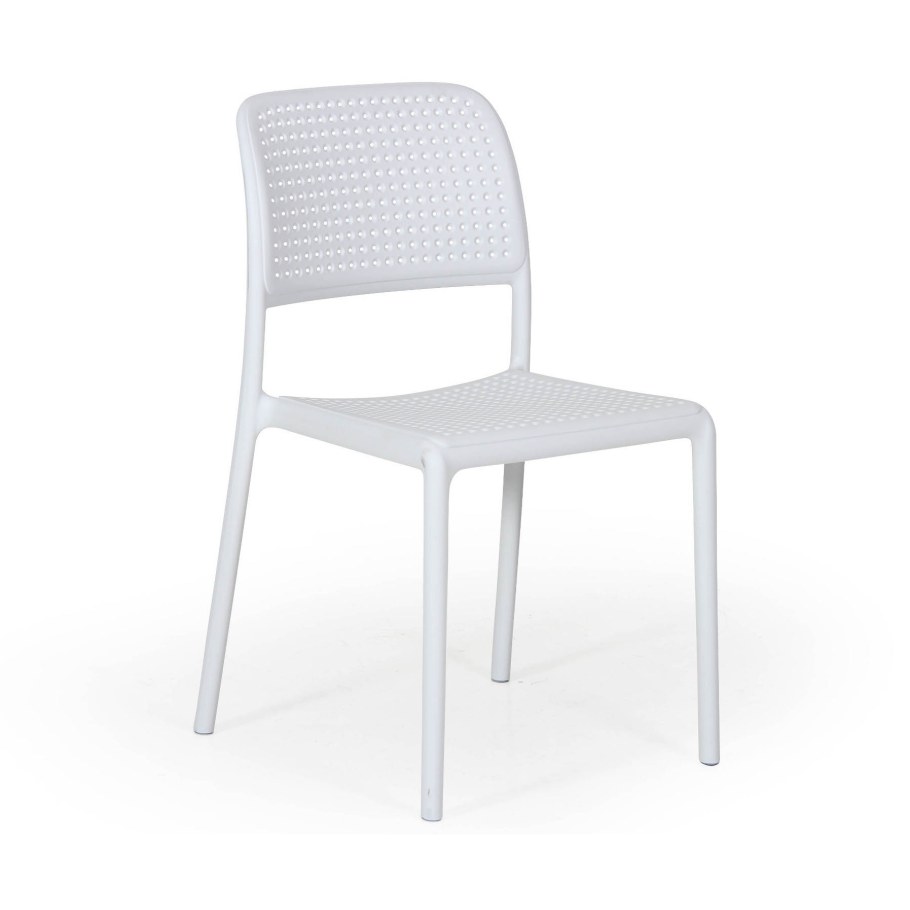 Стул пластмассовый белый