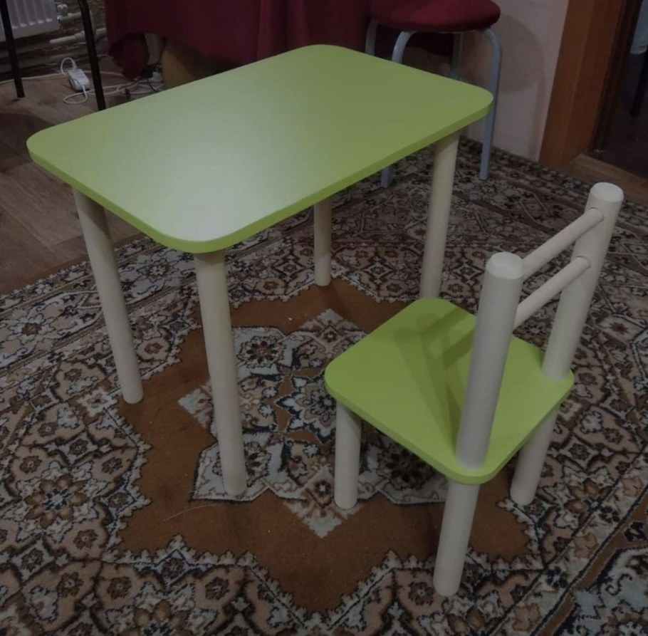 Детский стол и стул ЛДСП