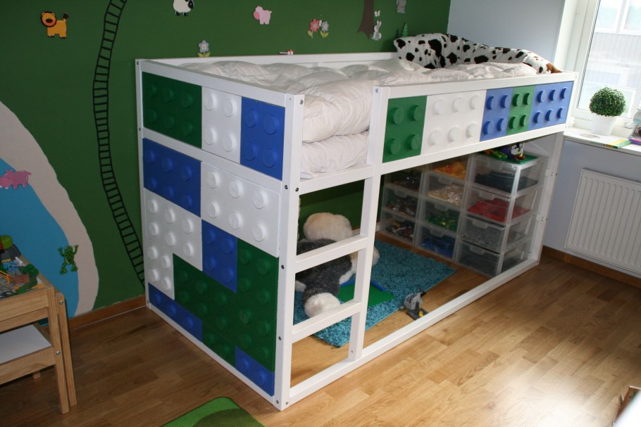 Лего двухъярусная кровать