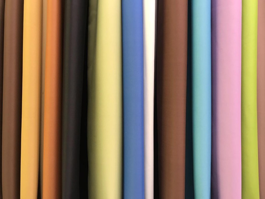 Блэкаут оранжевый ткань