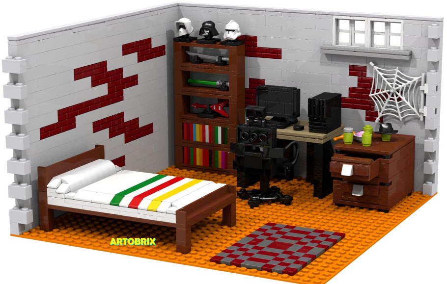 Комната из лего