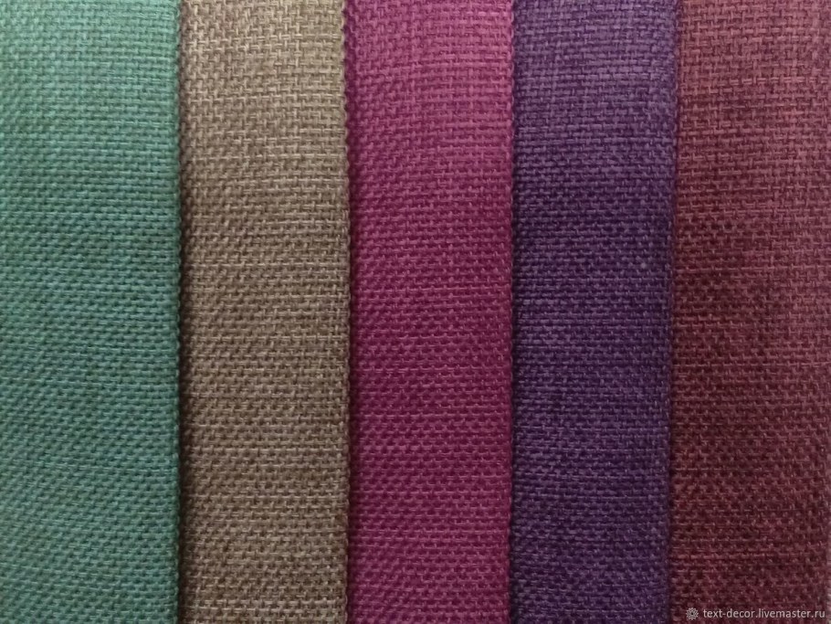 Портьера рогожка Бергамо