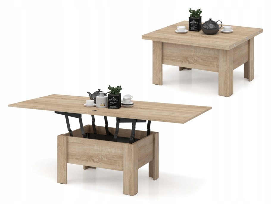 Стол журнальный раскладной дуб сонома