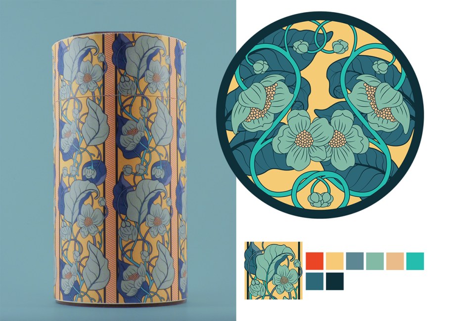 Модерн ар нуво Сецессион югендстиль орнамент