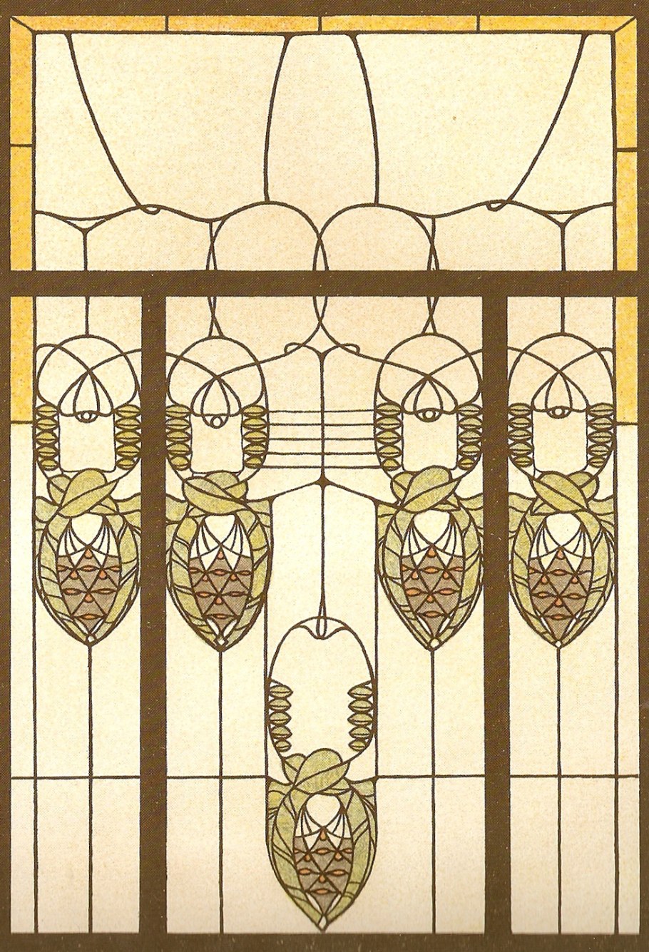 Ар нуво витраж 19 век