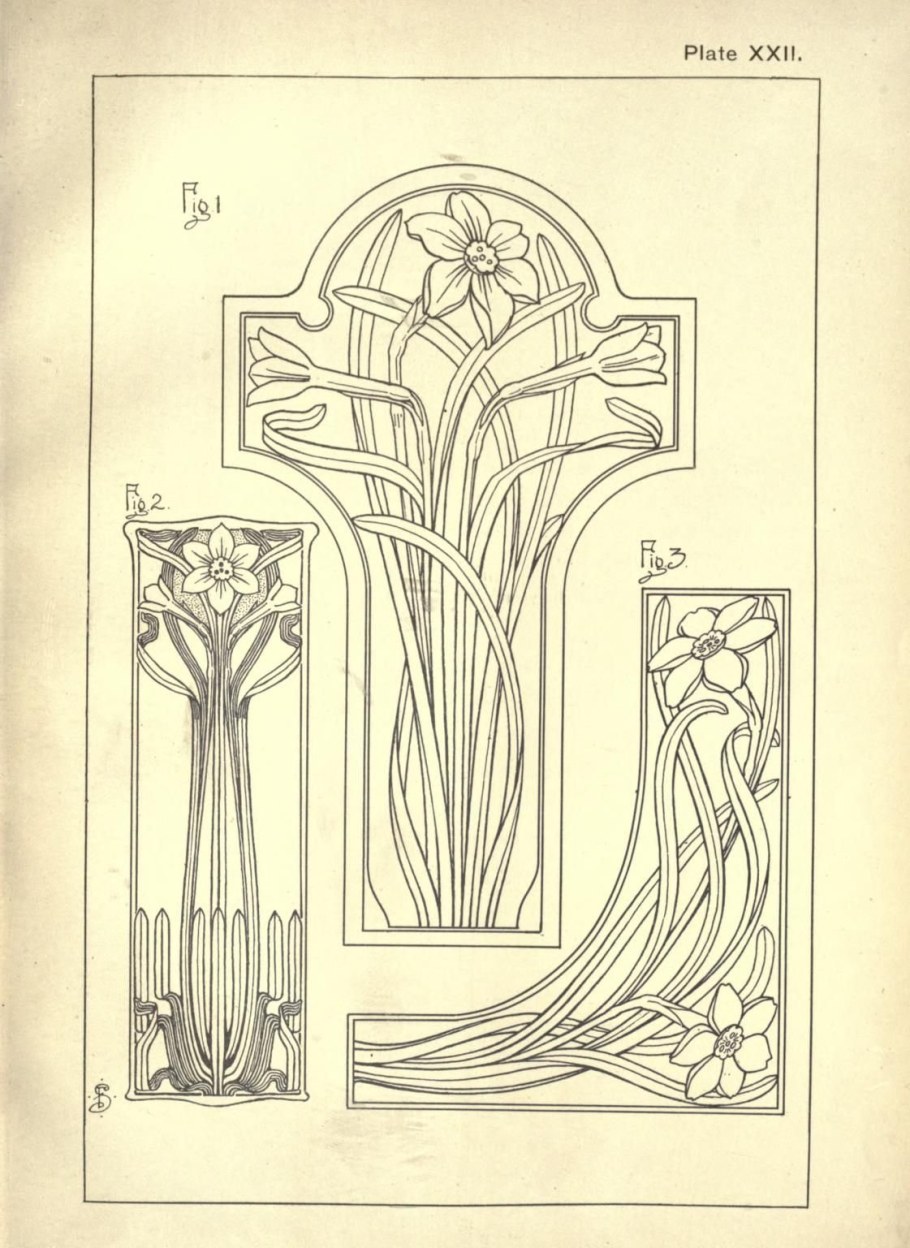 Combinaisons ornementales. Альбом орнаментов в стиле арт нуво