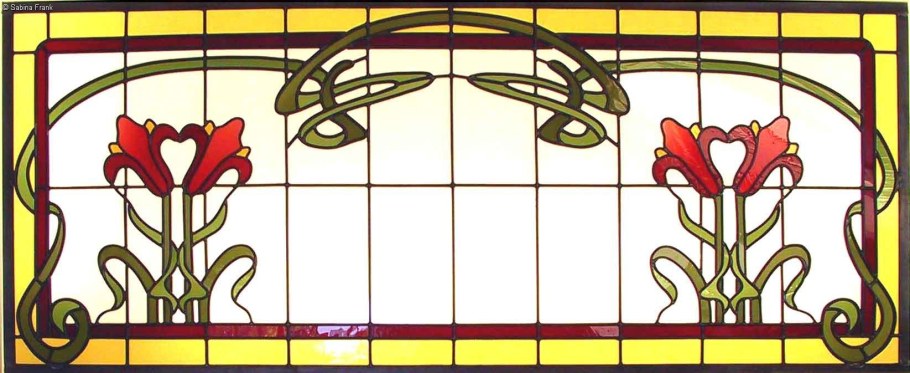 Орнамент с стиле витража