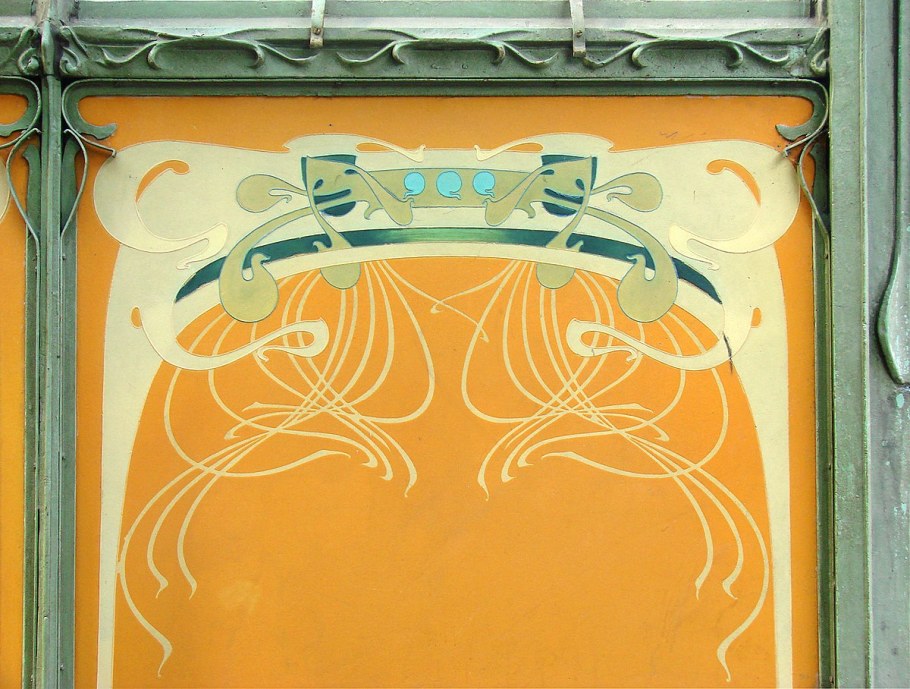 Роспись стен в стиле ар нуво