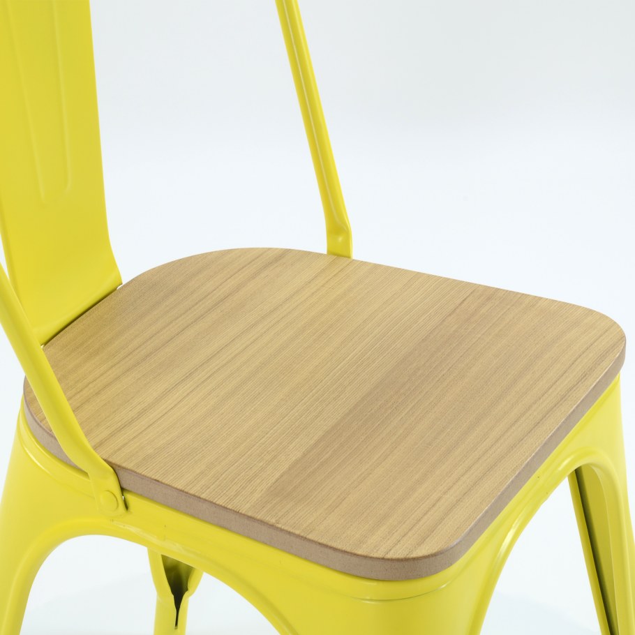 Стул Арника Tolix Wood желтый