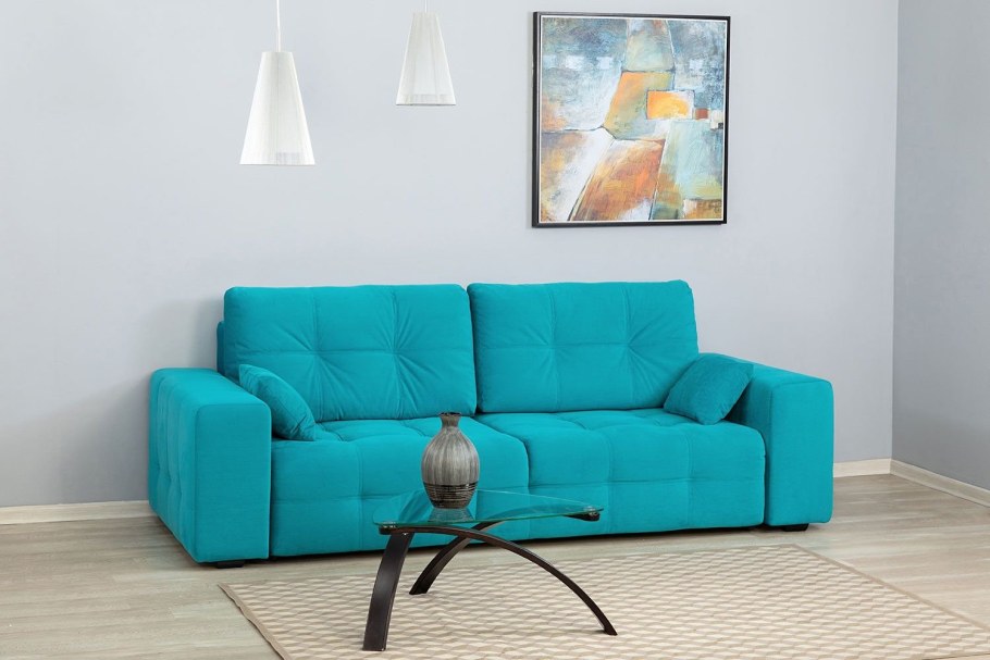 Хофф диван бирюзовый