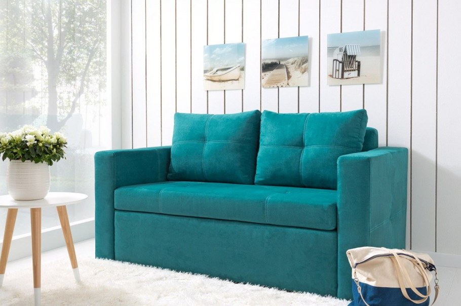 Мягкая мебель бирюзового цвета