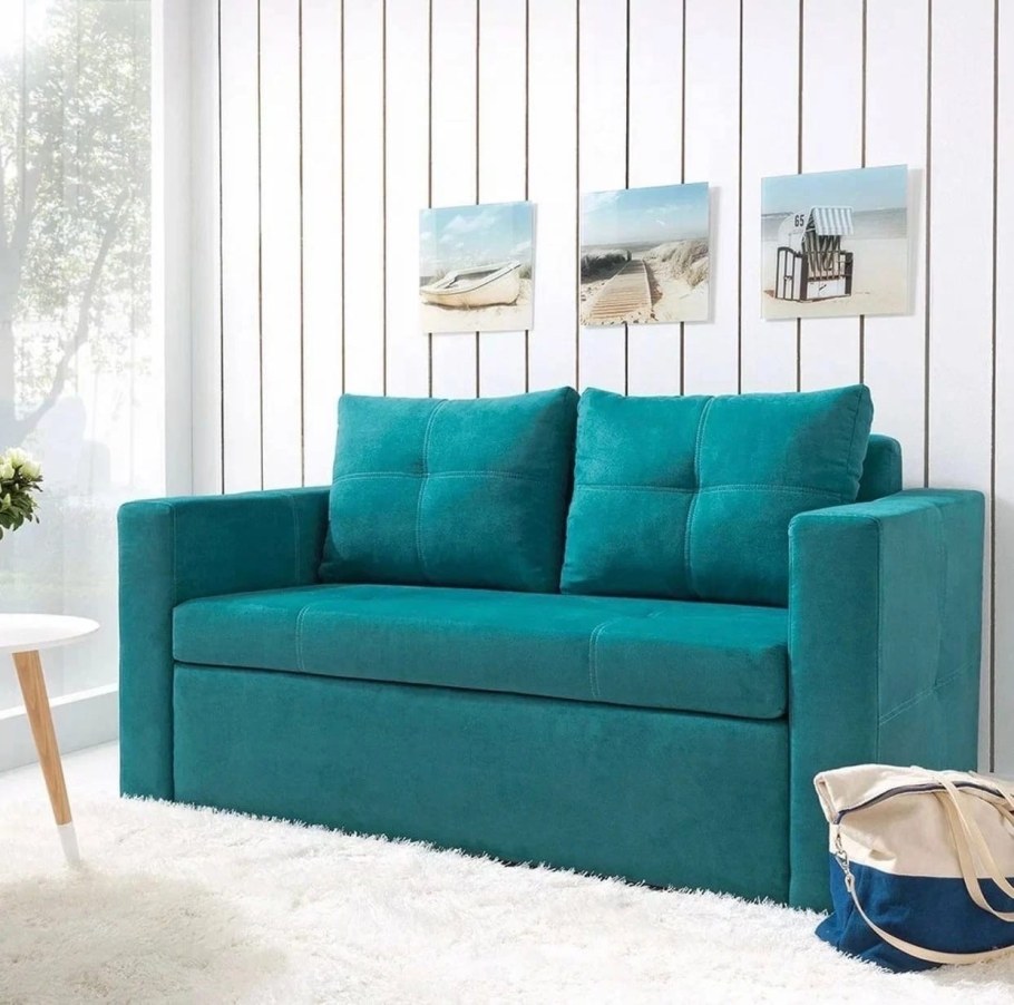 Бирюзовый диван
