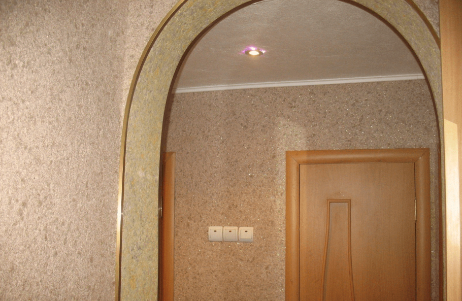 Отделка арки