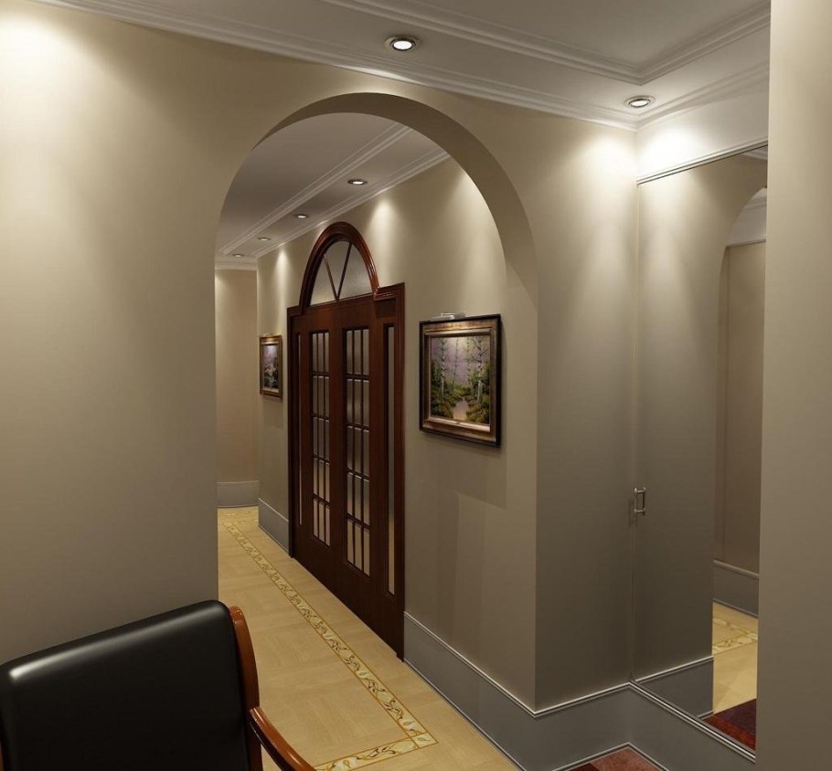 Декоративный камень для внутренней отделки арки