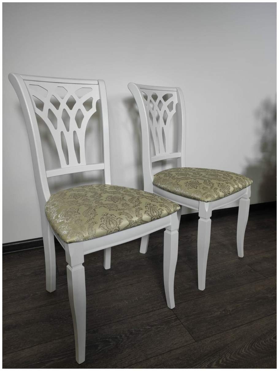 Деревянные белые стулья Минск