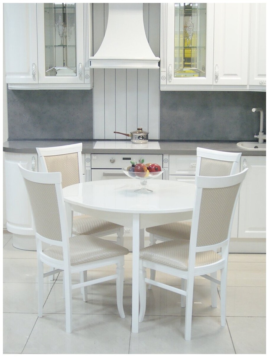 Стулья Эвита белые для кухни