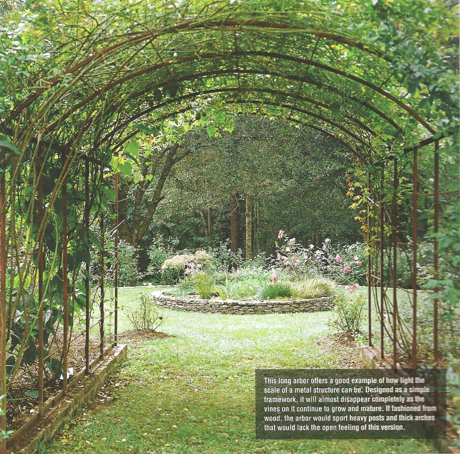 Увитая. Зеленью. Парковая. Беседка