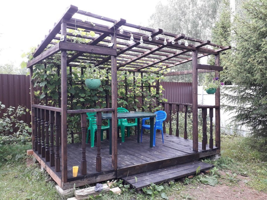 Беседка для винограда