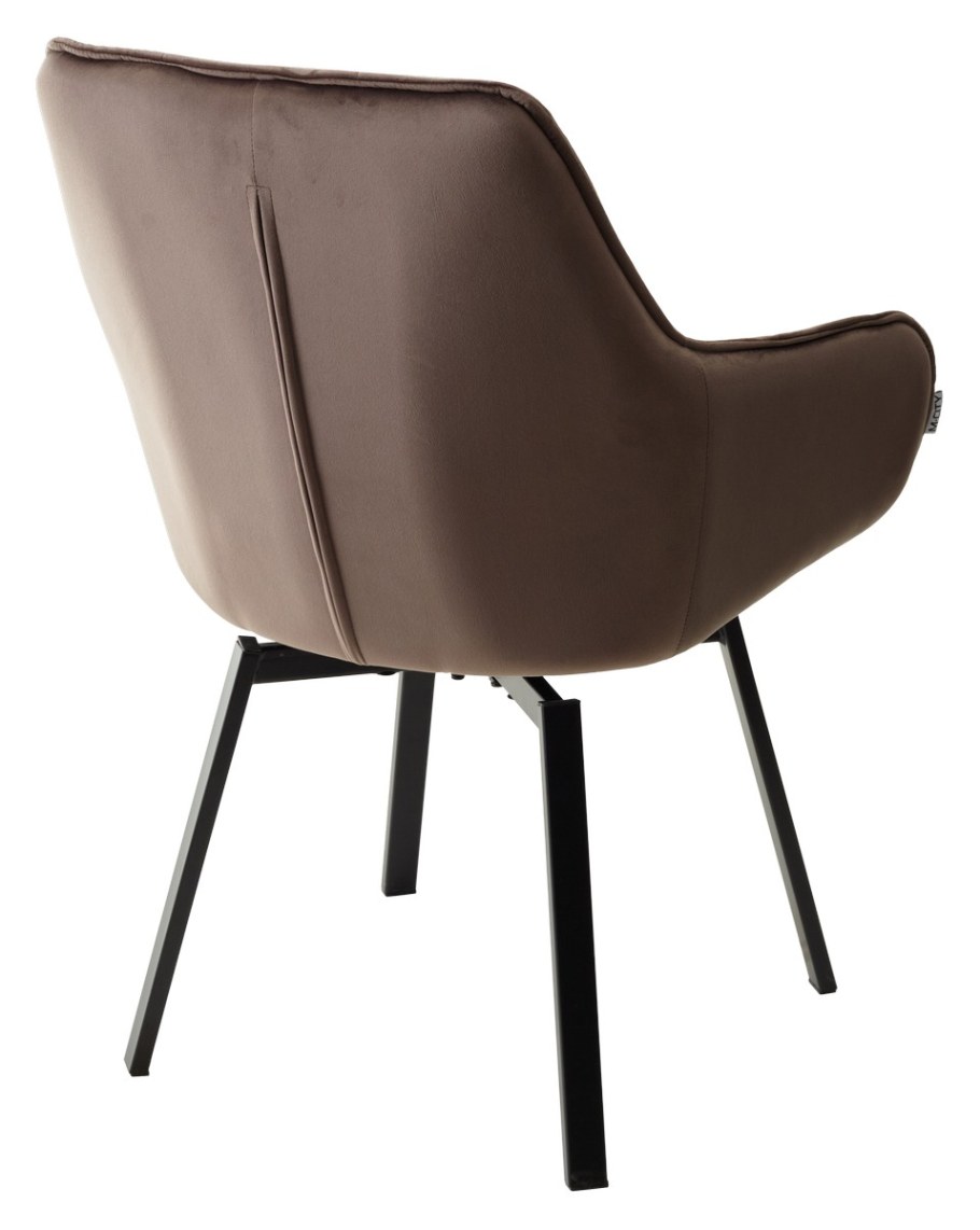 Стул Maverick hk007-10 темно-серый, PU / черный каркас, поворот.360 град.