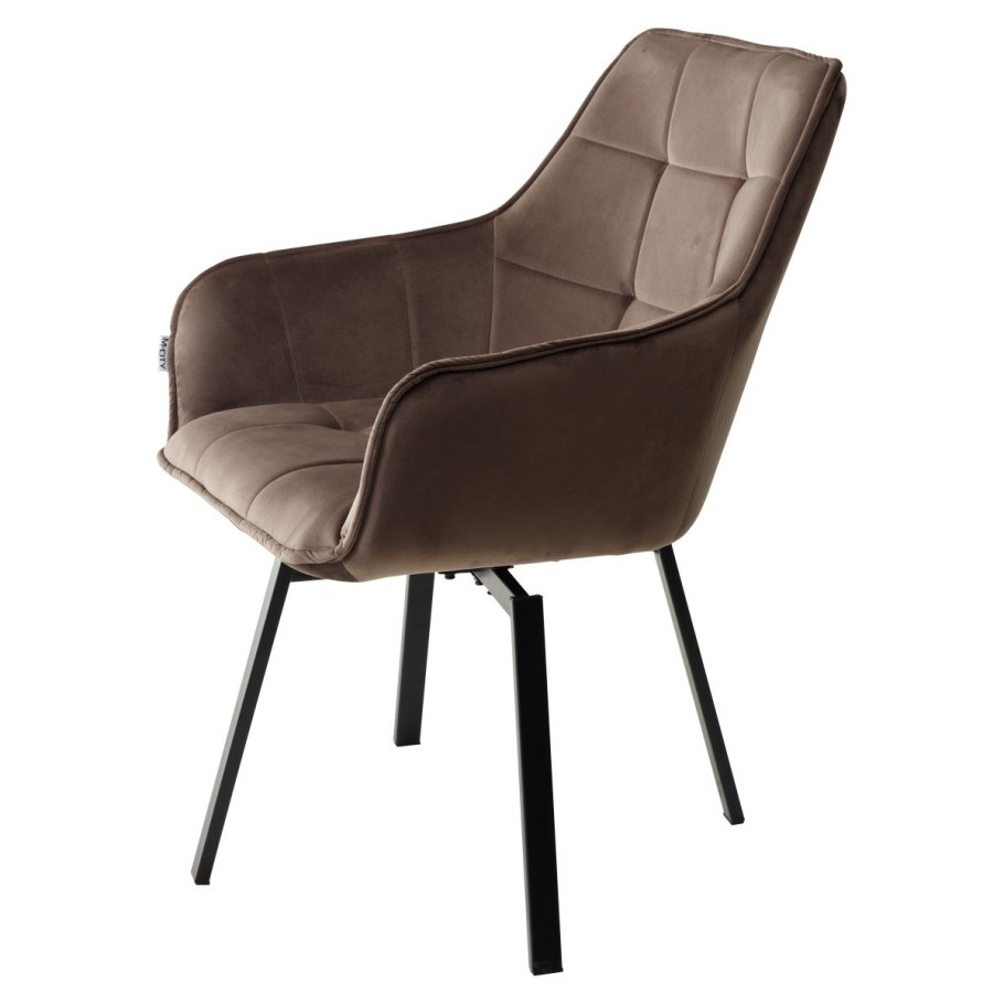 Стул Maverick BLUVEL-14 Grey/ черный каркас, поворот.360 град