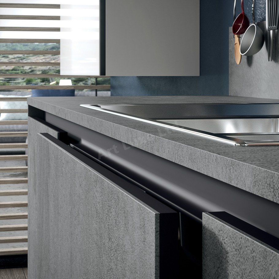 Ручка-профиль Schuco черная