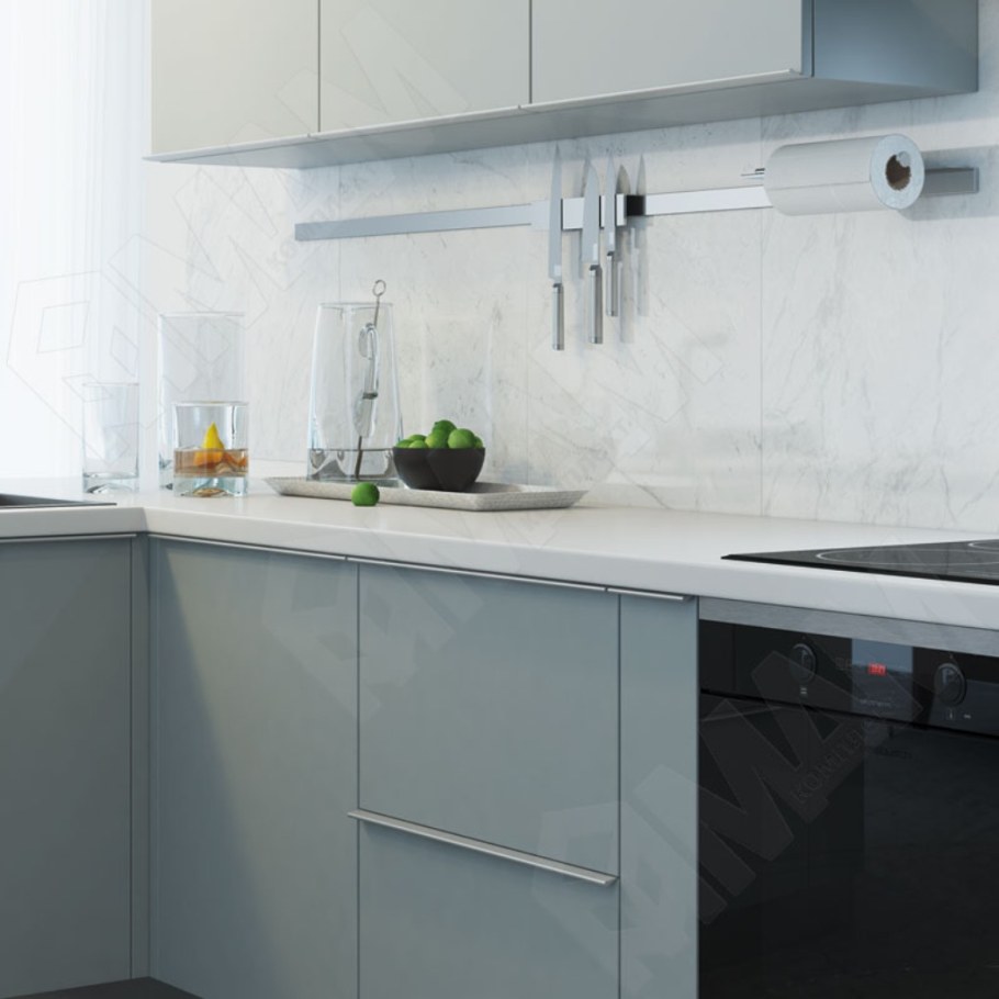 Профиль-ручка алюминий матовый l-3000мм