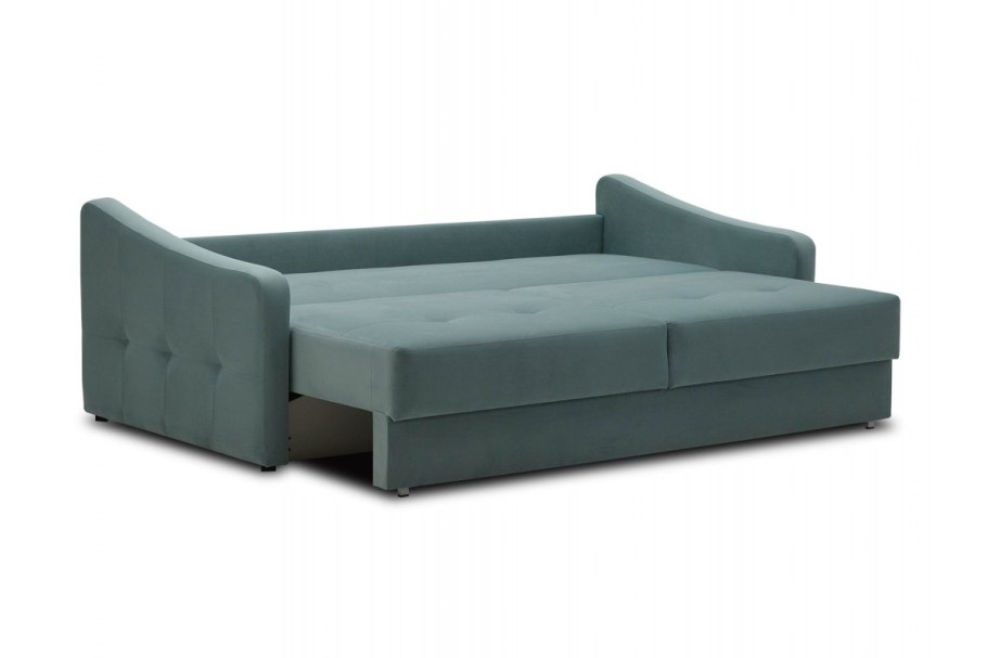 Прямой диван 2022 со скошенными подлокотниками