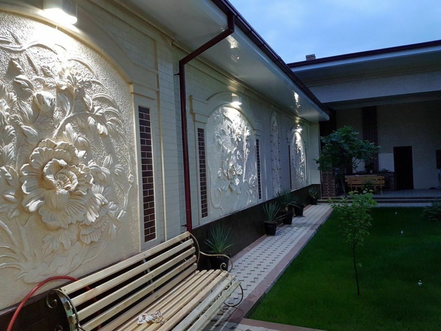 Травертин фасад Узбекистан 3ди