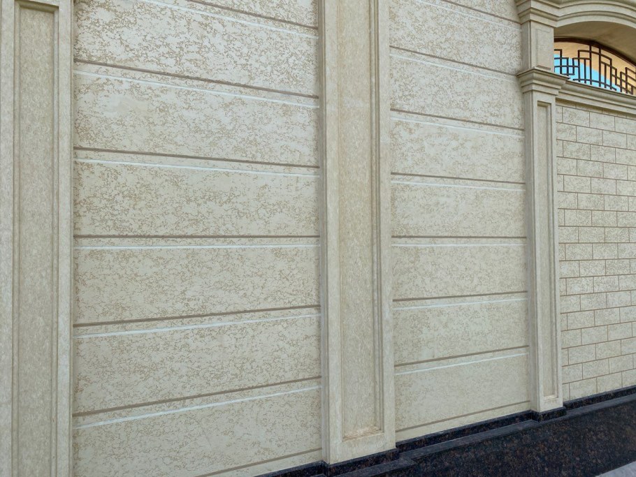 Травертин фасад Travertin 3d