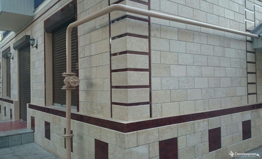 Жидкий травертин фасад Узбекистан