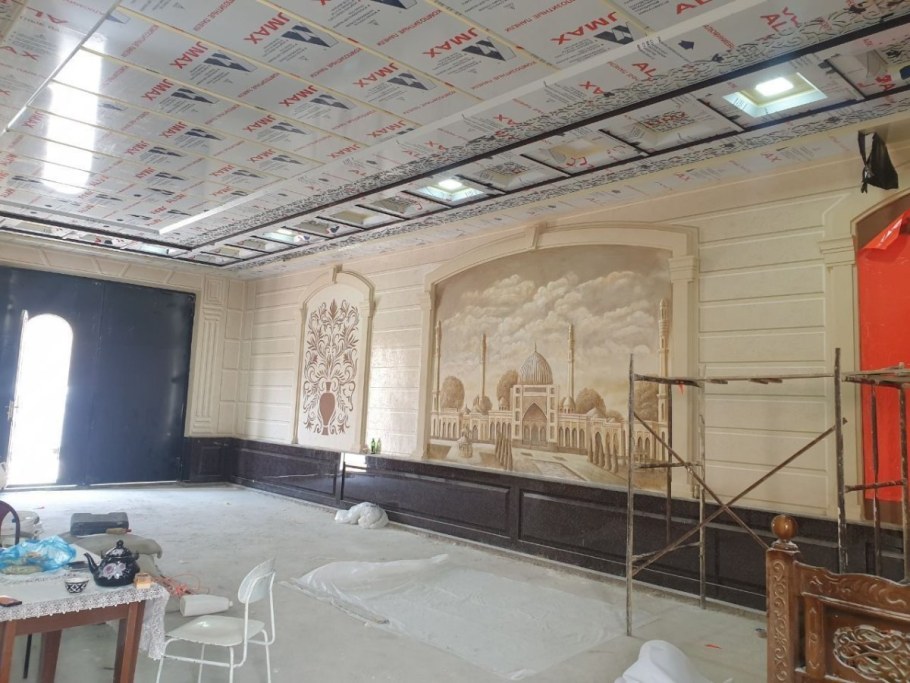 Травертин фасад 3d