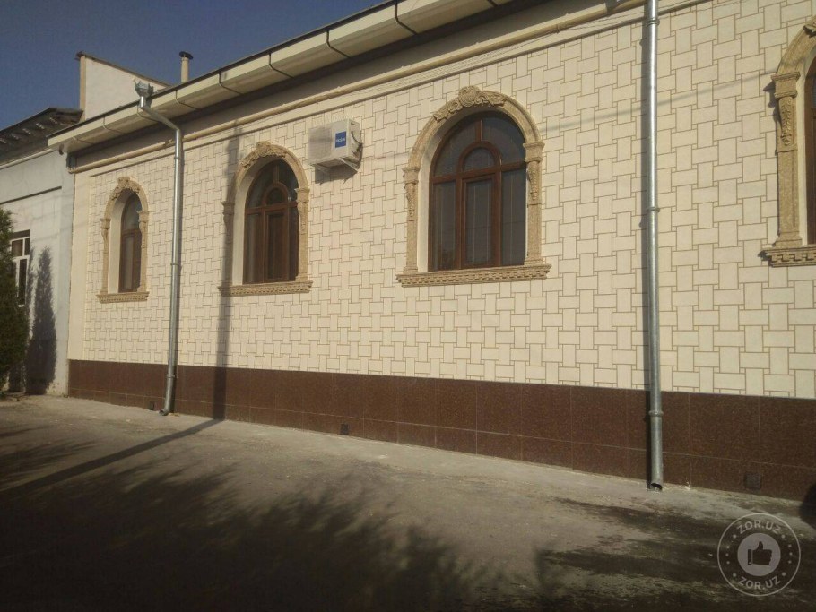 Жидкий травертин фасад Узбекистан