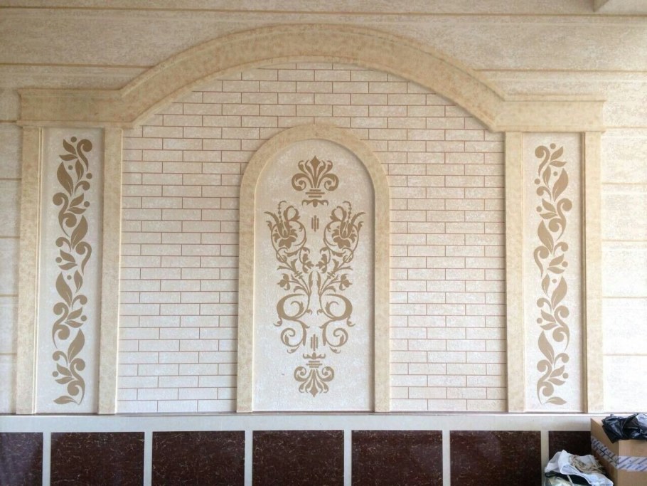 Травертин фасад Узбекистан Андижан