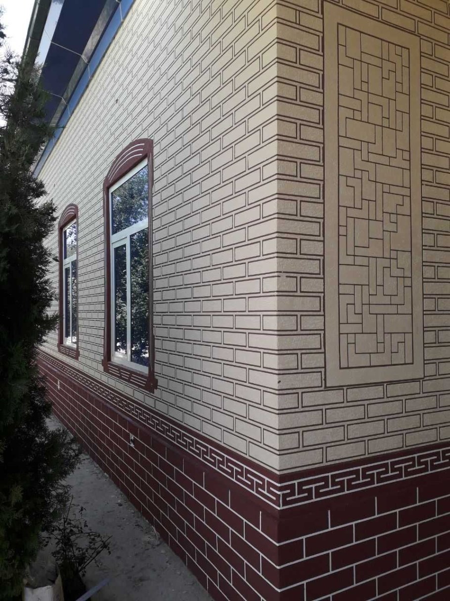 Травертин фасад Узбекистан