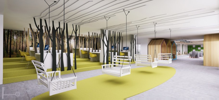 Коворкинг зона в школе