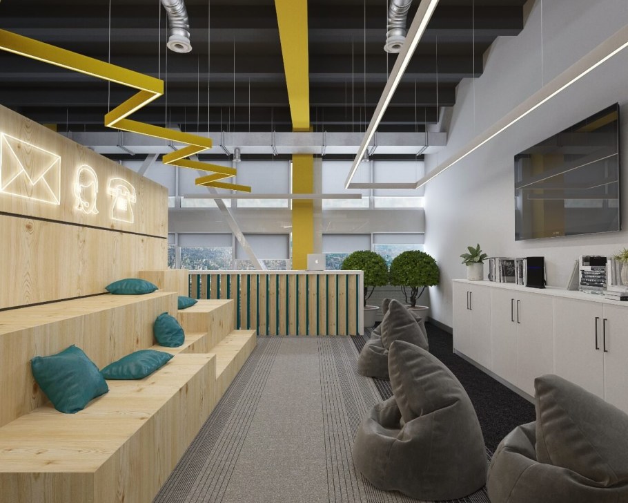 Интерьер лаунж зоны