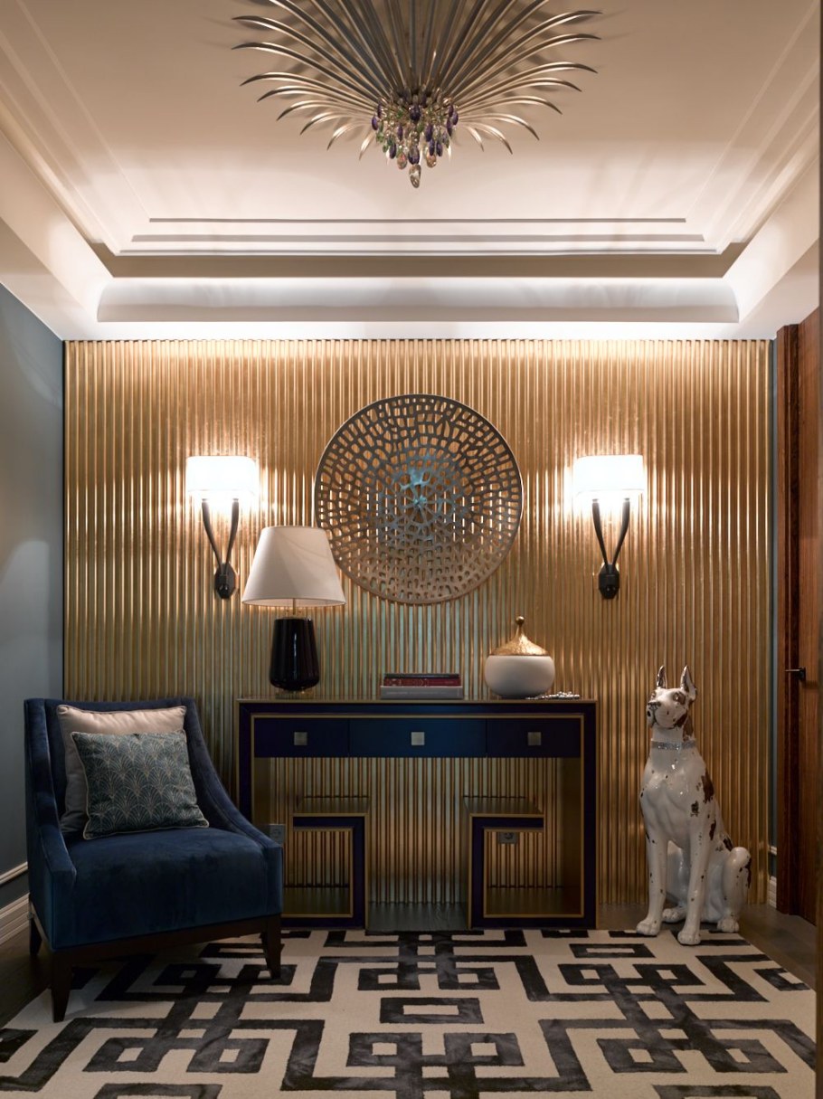 Потолок кессонный арт деко модернизм