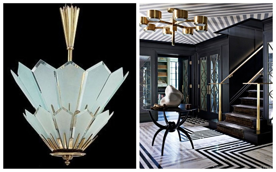 Люстра Leleu арт-деко