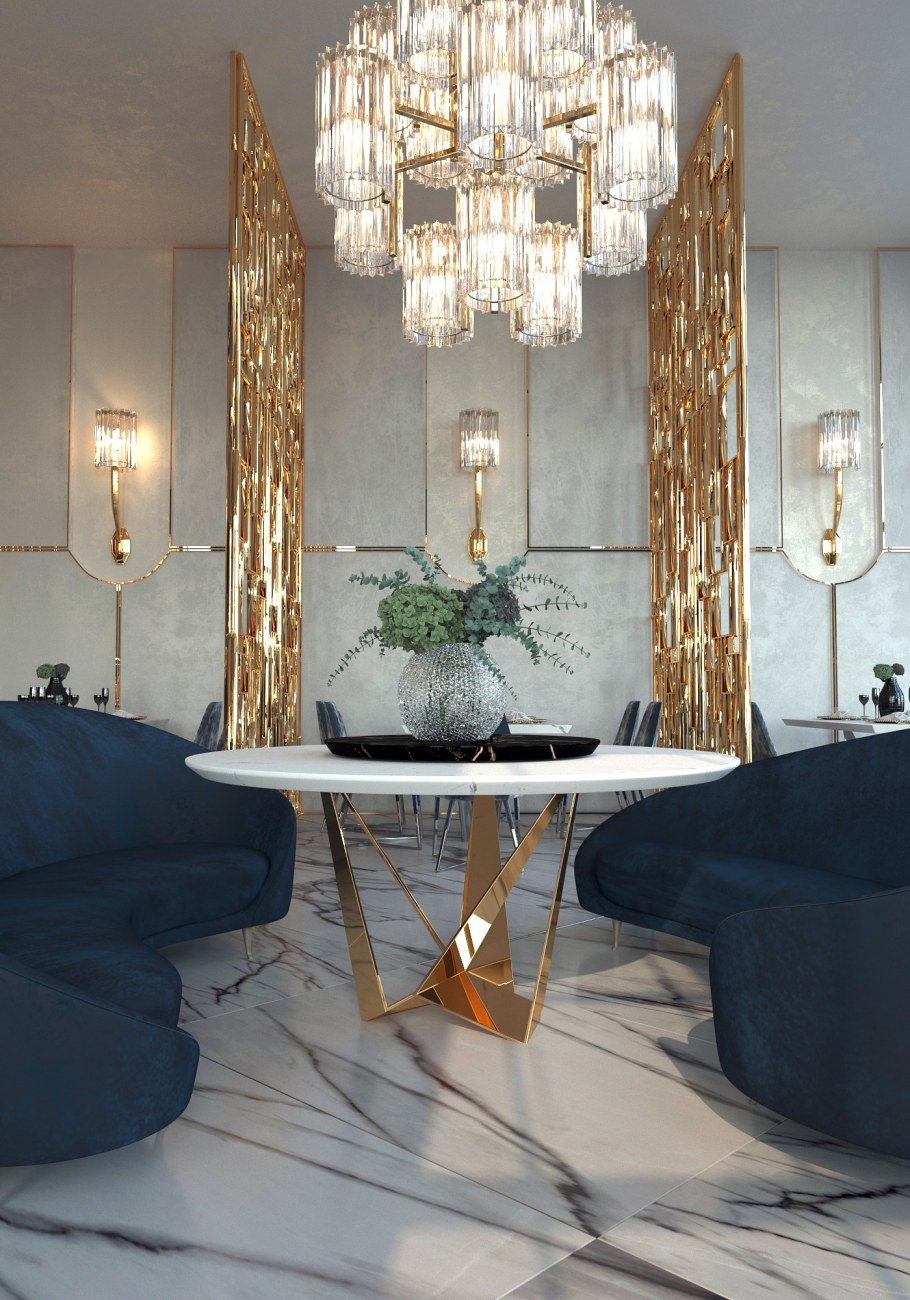 Роскошные люстры в интерьере